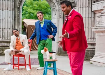 ‘Three Men In A Boat’ by Mark Brownell. Based on the writings of Jerome K. Jerome