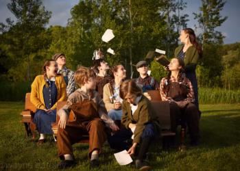A brilliant revival of Leanna Brodie’s ‘Schoolhouse’ at 4th Line Theatre in Millbrook, Ontario is anchored by two extraordinary lead performances by Alex Pearce and Alexie DeLuca. A brilliant revival of Leanna Brodie’s ‘Schoolhouse’ at 4th Line Theatre in Millbrook, Ontario is anchored by two extraordinary lead performances by Alex Pearce and Alexie DeLuca.